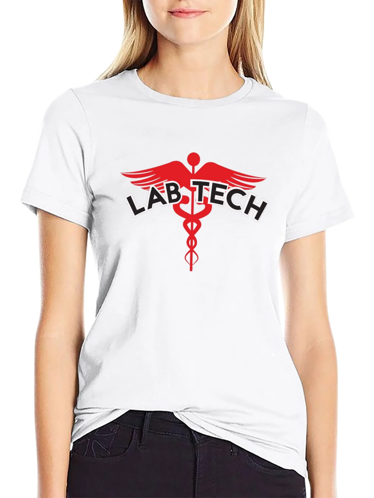 Lab Tech Medical T-Shirt - Black product image 8