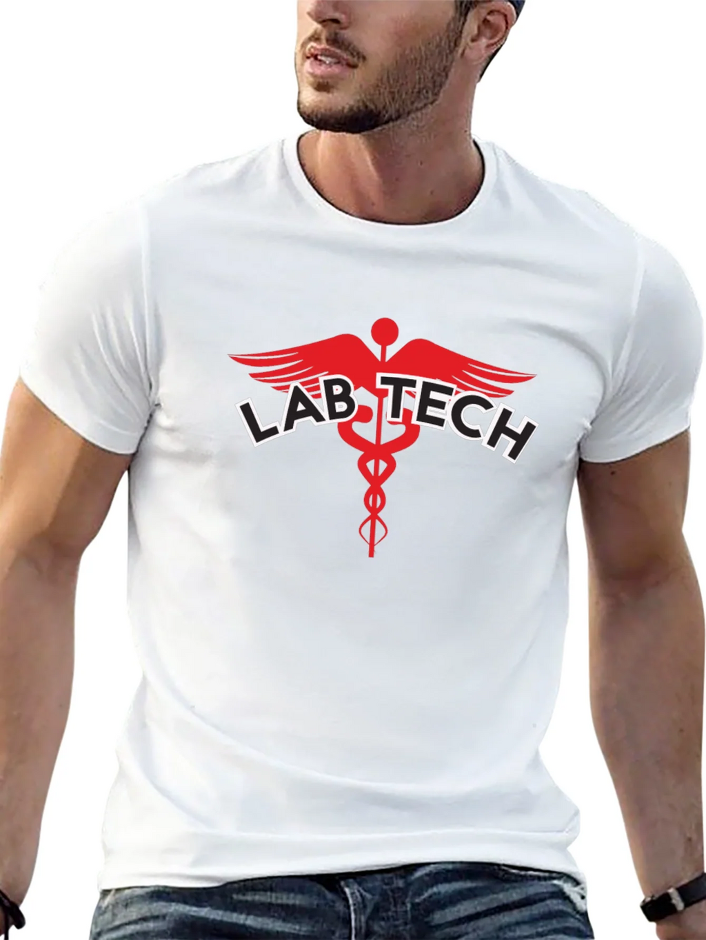 Lab Tech Medical T-Shirt - Black product image 12