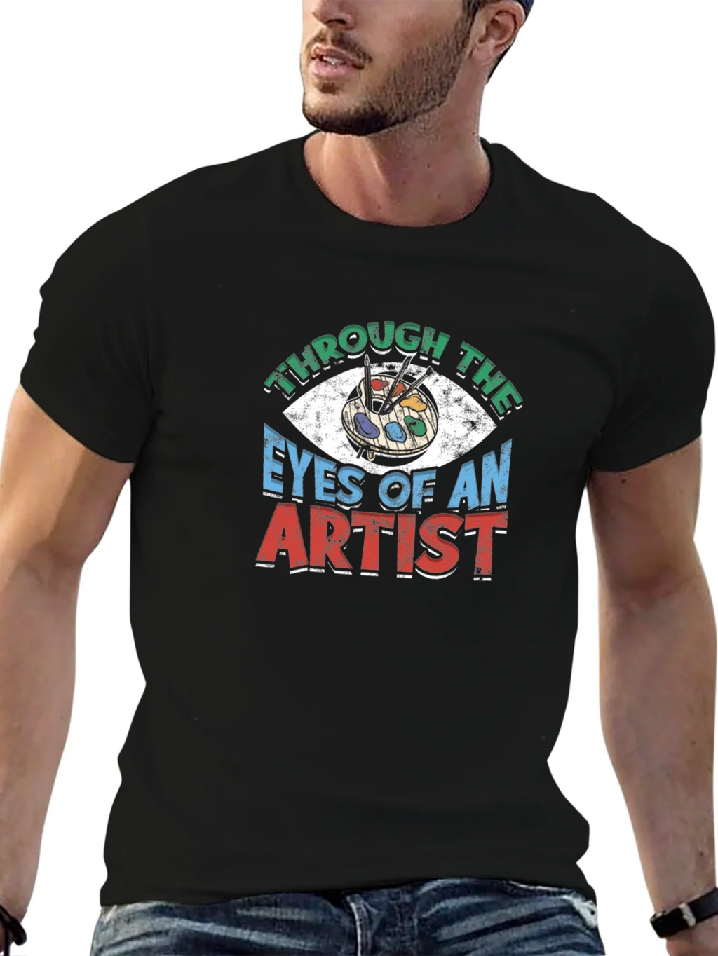 Artists Eye Graphic Tee - Creative Vision T-Shirt product image 6