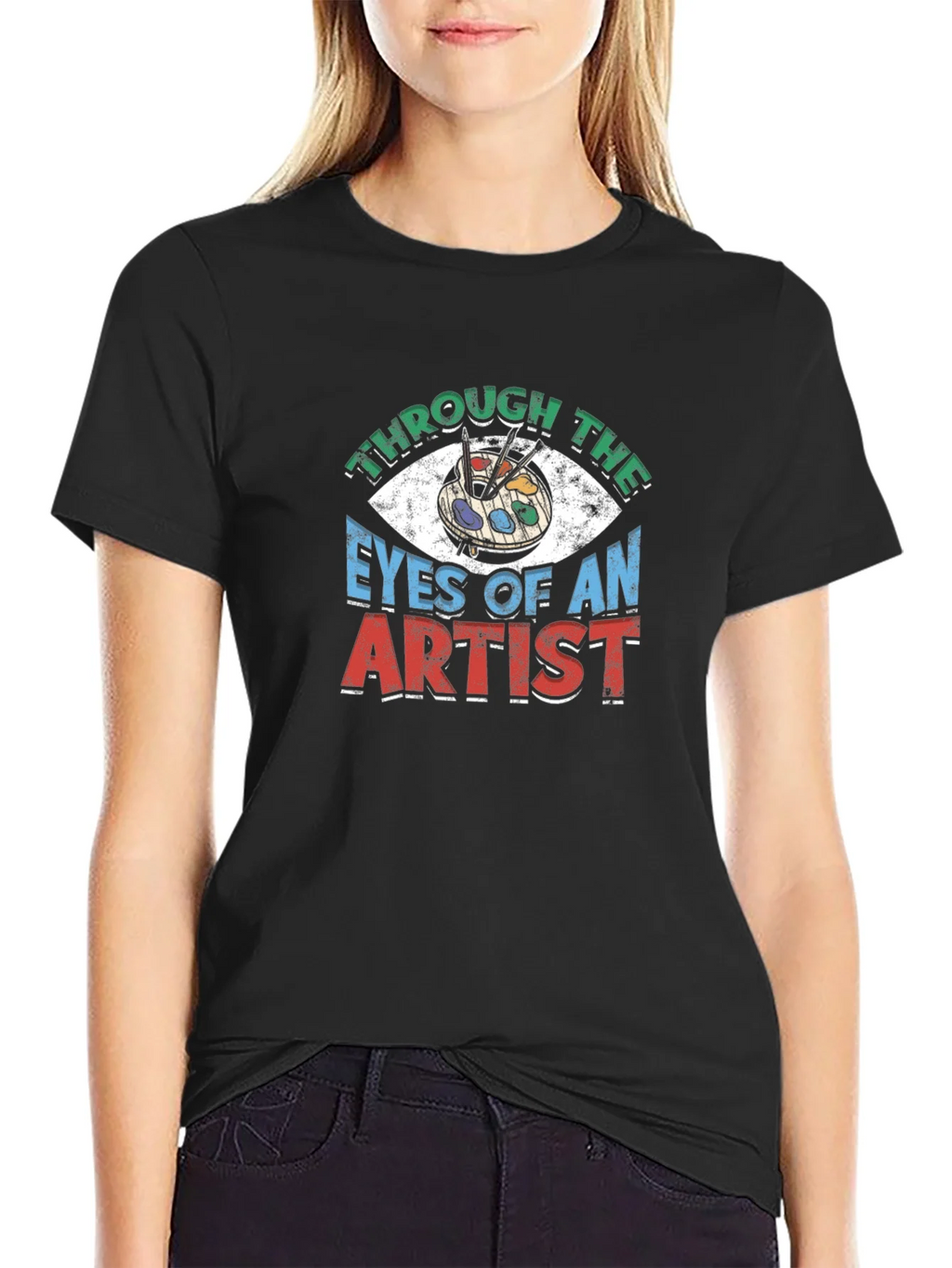 Artists Eye Graphic Tee - Creative Vision T-Shirt product image 2
