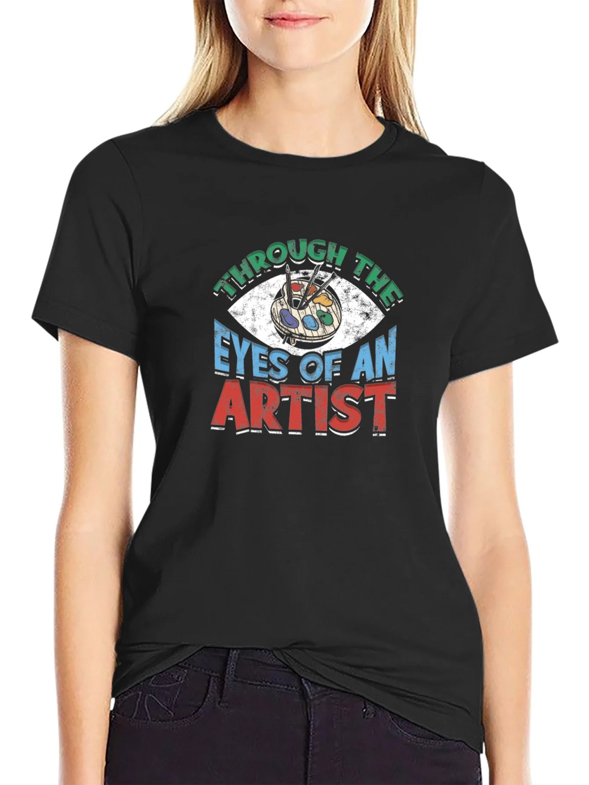 Artists Eye Graphic Tee - Creative Vision T-Shirt product image 2