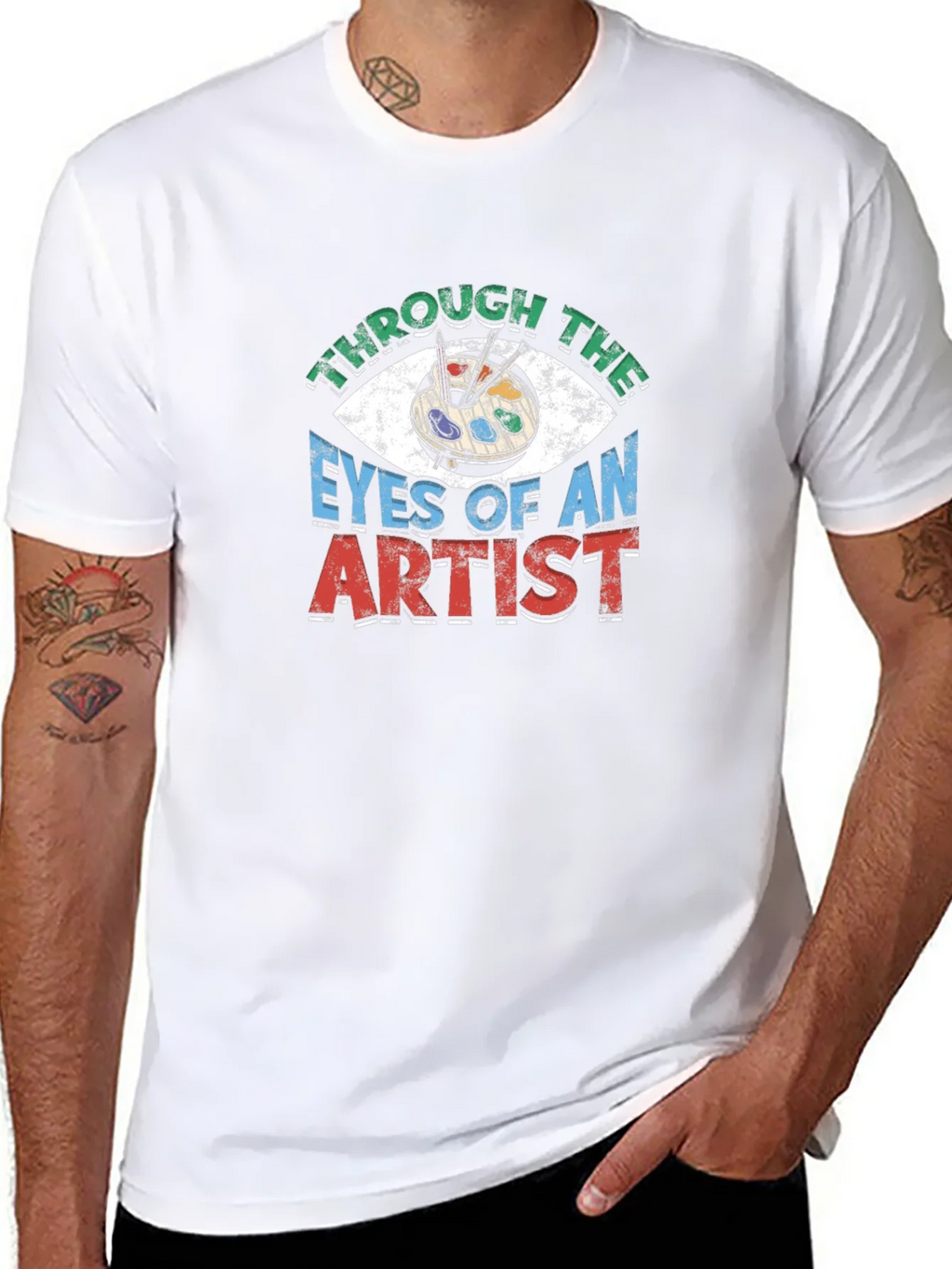 Artists Eye Graphic Tee - Creative Vision T-Shirt product image 7