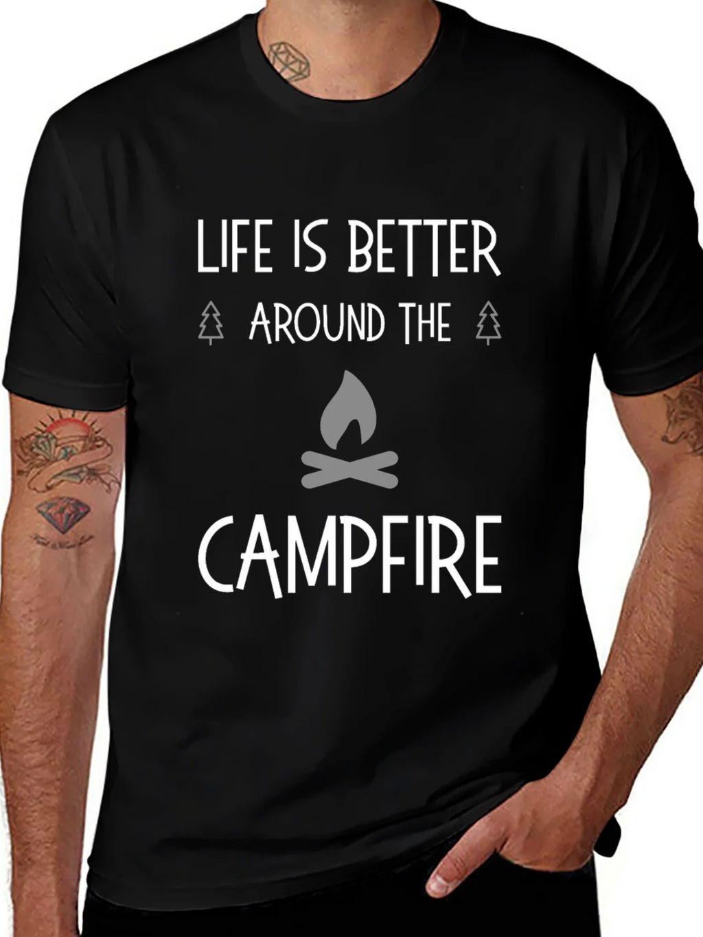 Campfire Graphic Tee - Life is Better Around The product image 1