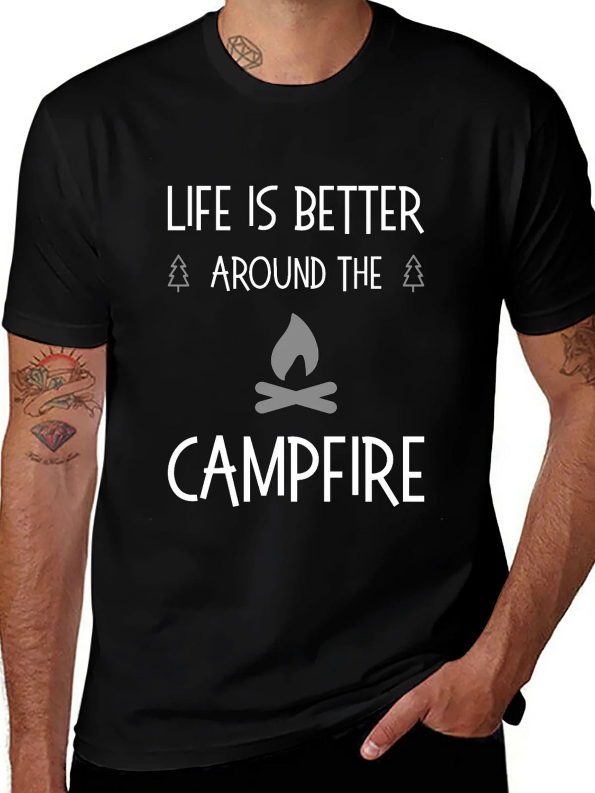 Campfire Graphic Tee - Life is Better Around The product image 1