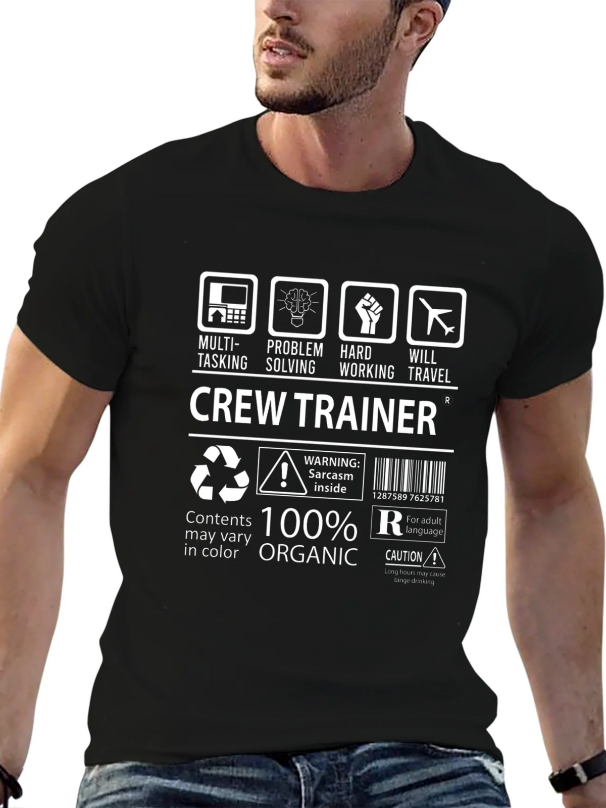 Crew Trainer 100% Organic T-Shirt product image 6