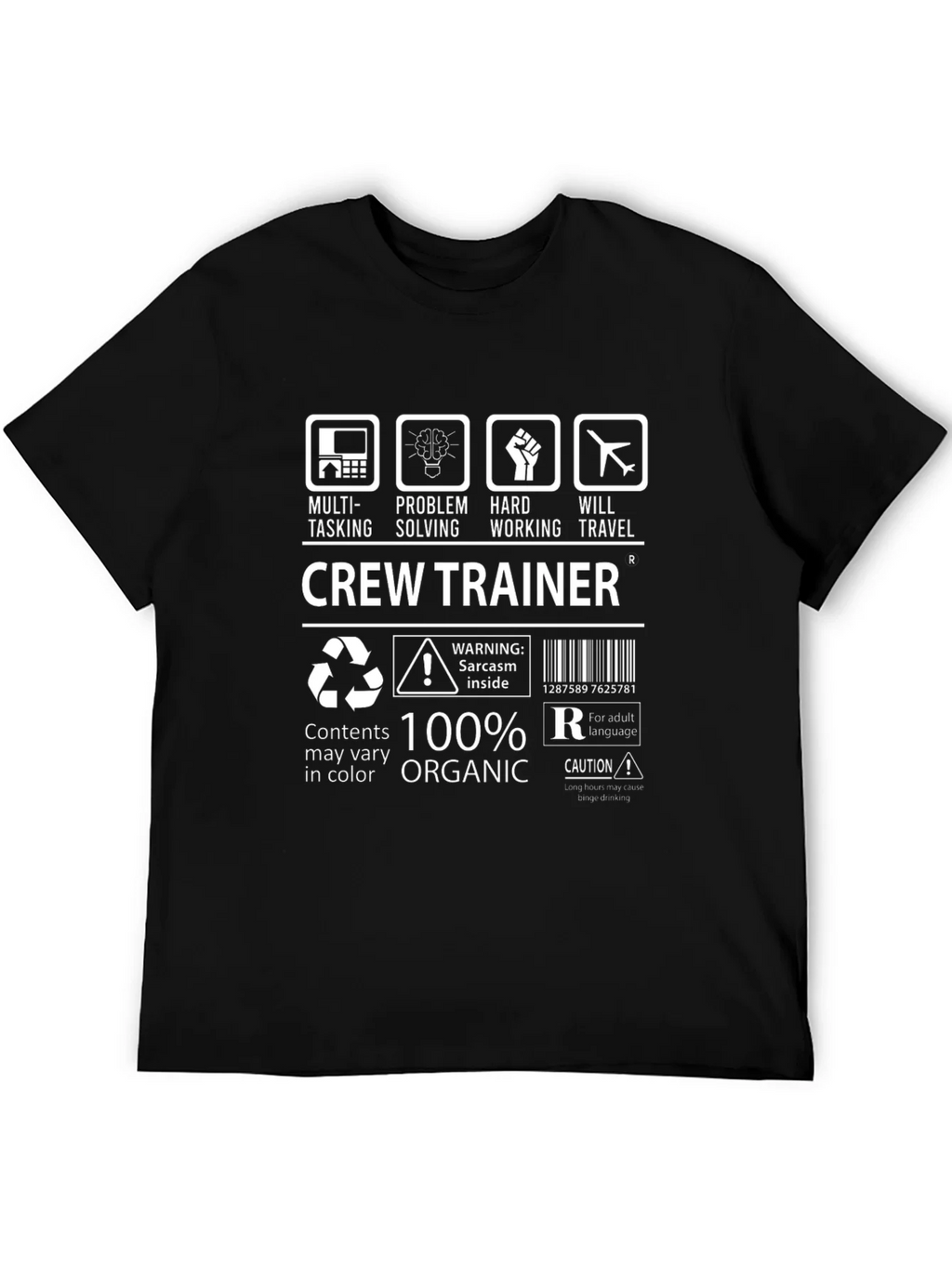 Crew Trainer 100% Organic T-Shirt product image 5
