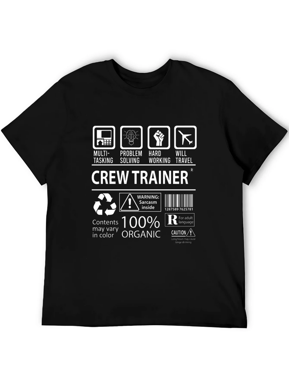 Crew Trainer 100% Organic T-Shirt product image 5