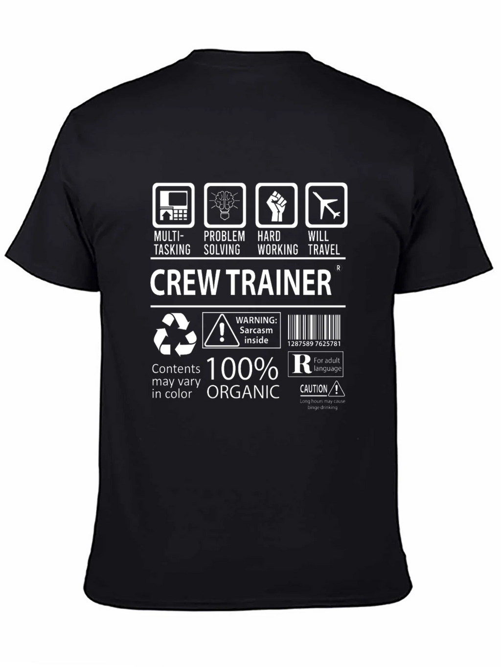 Crew Trainer 100% Organic T-Shirt product image 4