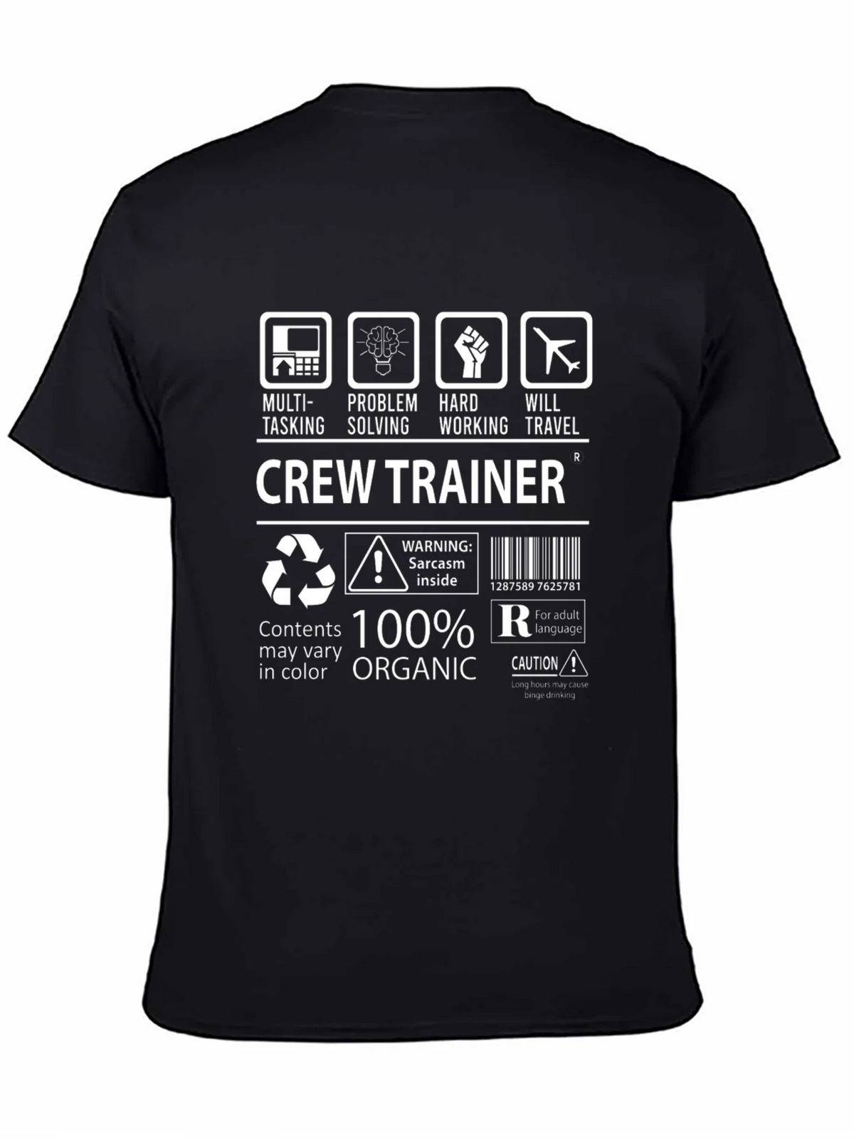 Crew Trainer 100% Organic T-Shirt product image 4