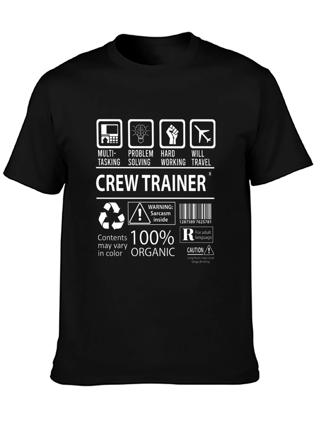 Crew Trainer 100% Organic T-Shirt product image 3