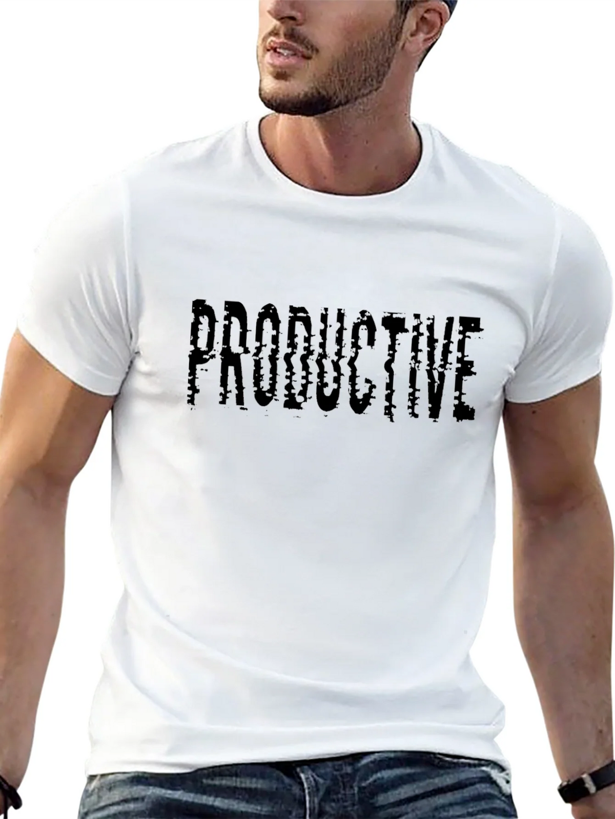 Productive Black T-Shirt - Stylish Comfort product image 12