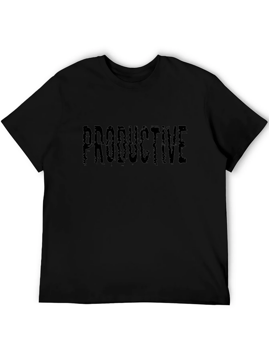 Productive Black T-Shirt - Stylish Comfort product image 5