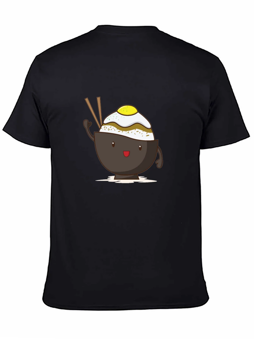 Cute Rice Bowl Cartoon T-Shirt product image 2