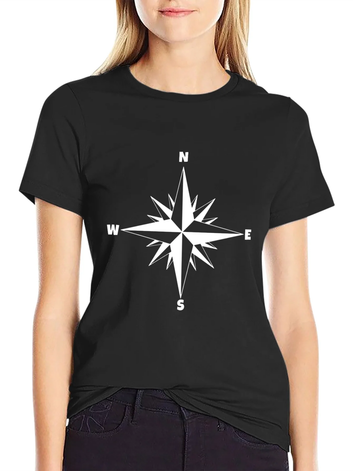 Compass Rose Graphic T-Shirt product image 2