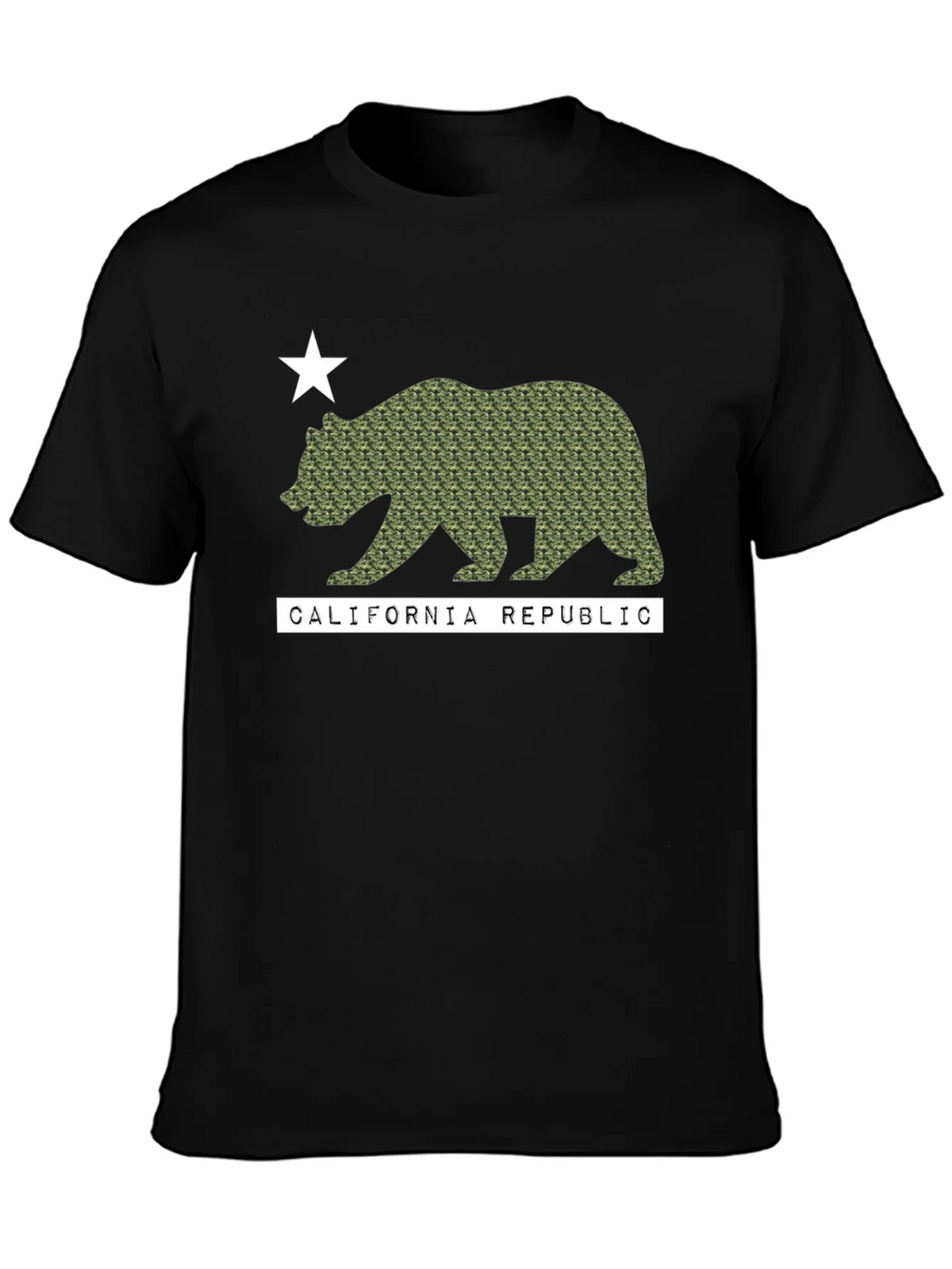 California Republic Camo Bear T-Shirt product image 3