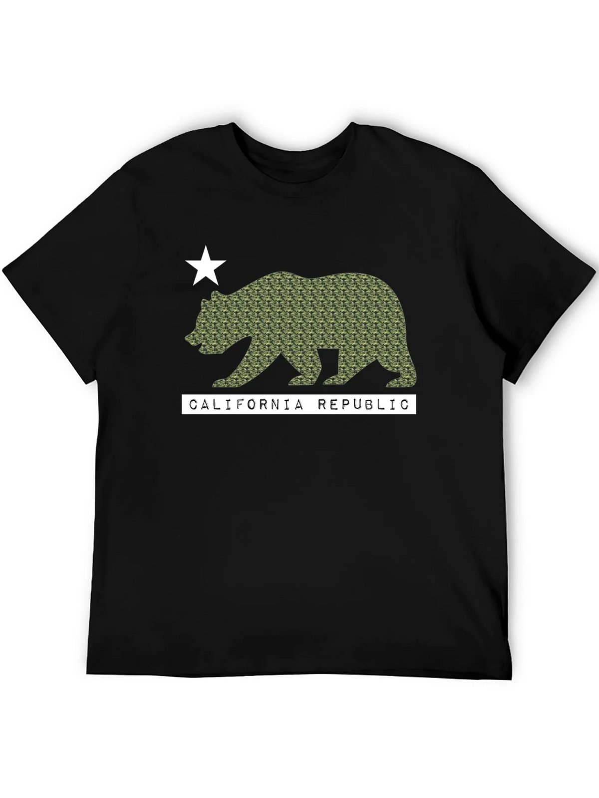 California Republic Camo Bear T-Shirt product image 5