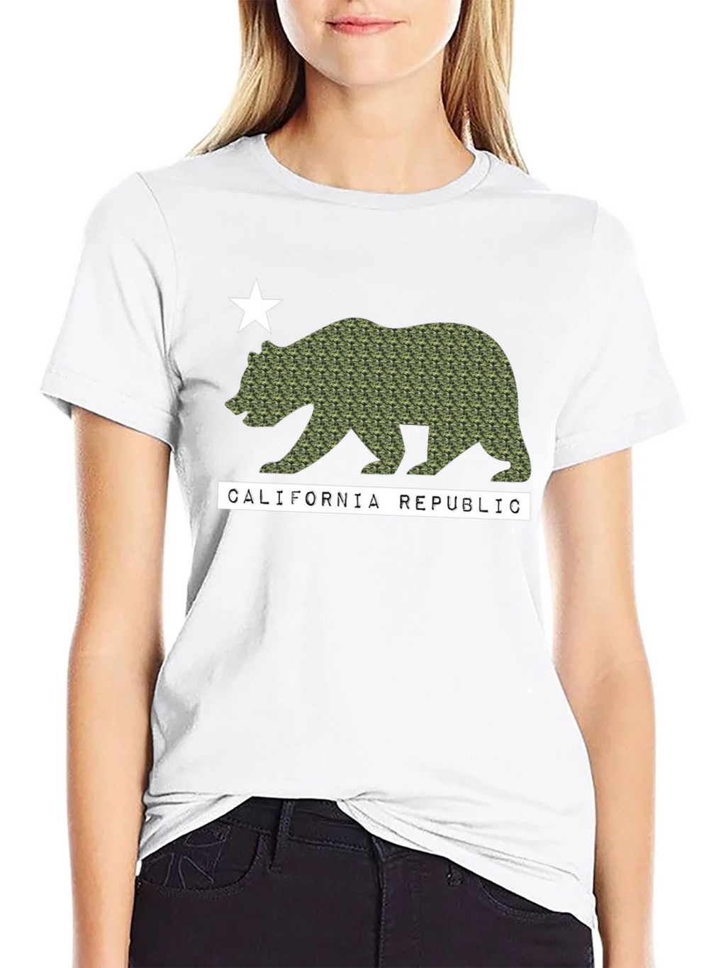 California Republic Camo Bear T-Shirt product image 8