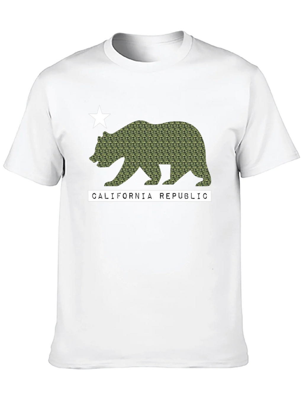 California Republic Camo Bear T-Shirt product image 9