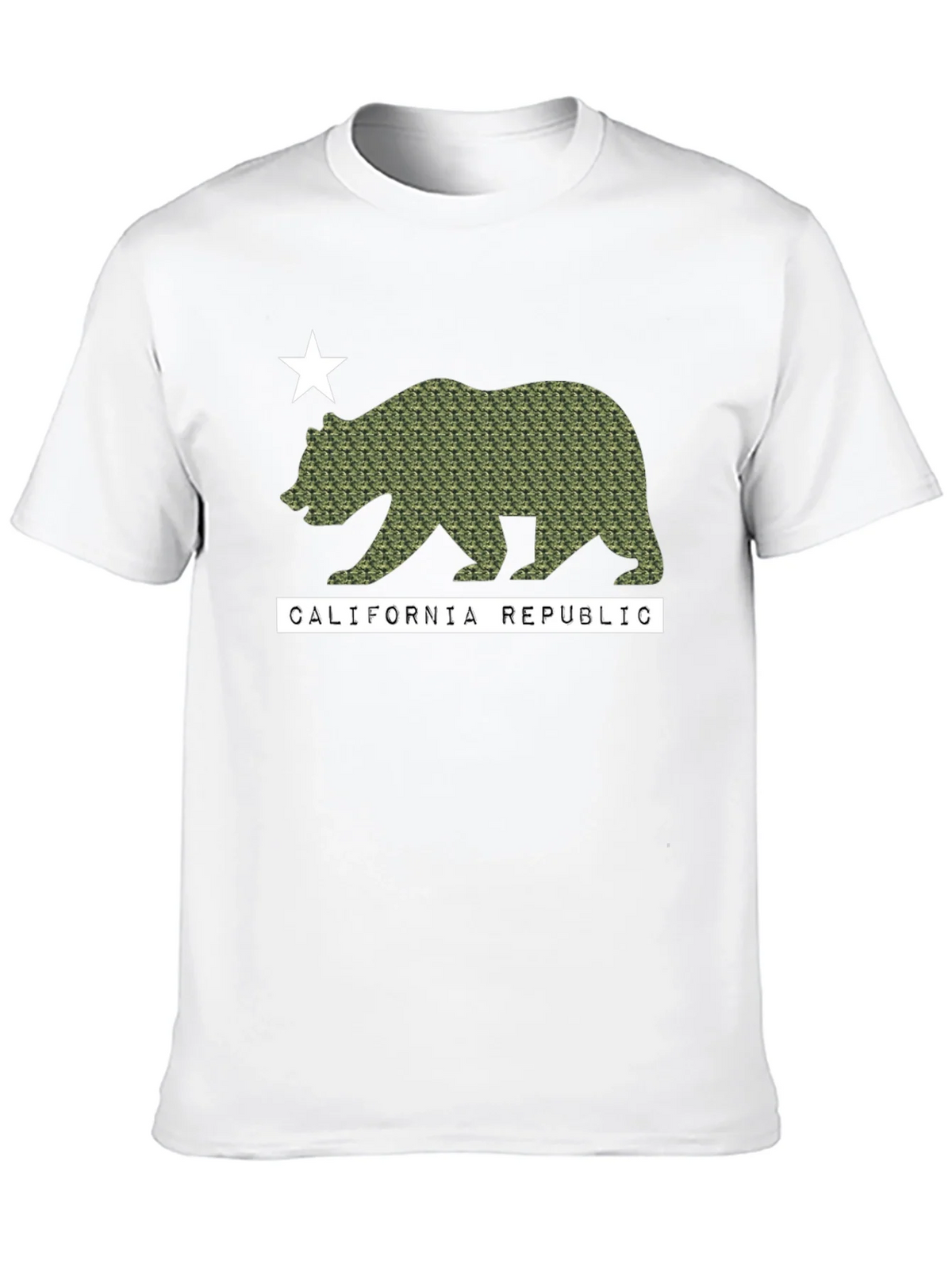 California Republic Camo Bear T-Shirt product image 9