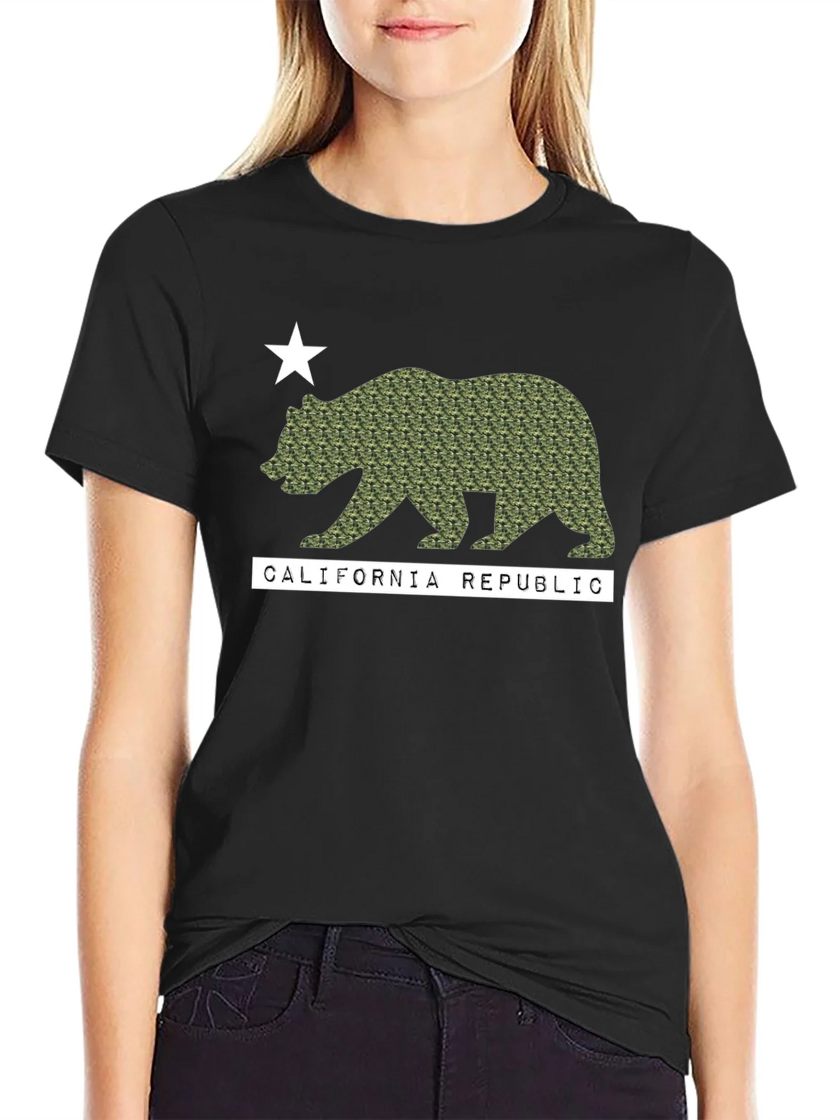 California Republic Camo Bear T-Shirt product image 2