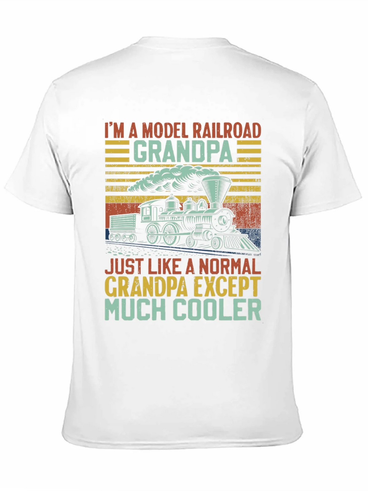 Model Railroad Grandpa T-Shirt - Much Cooler product image 4