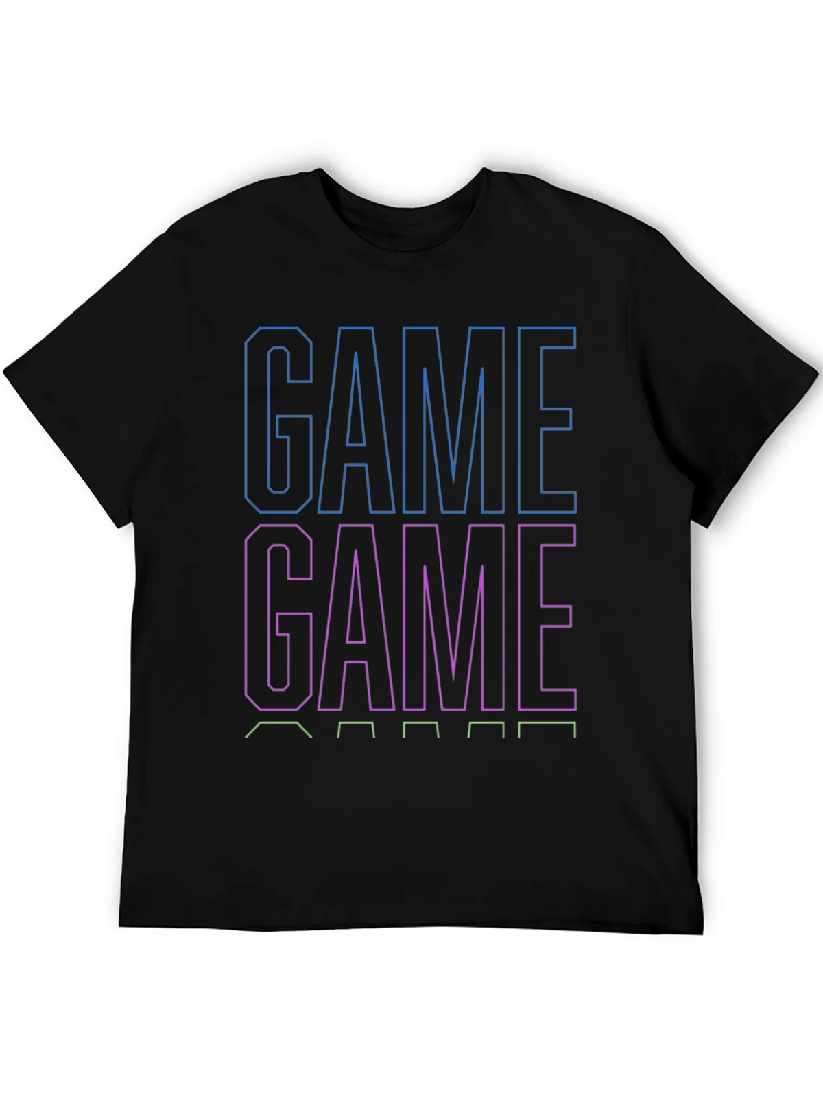 Game On Black T-Shirt for Gamers product image 5