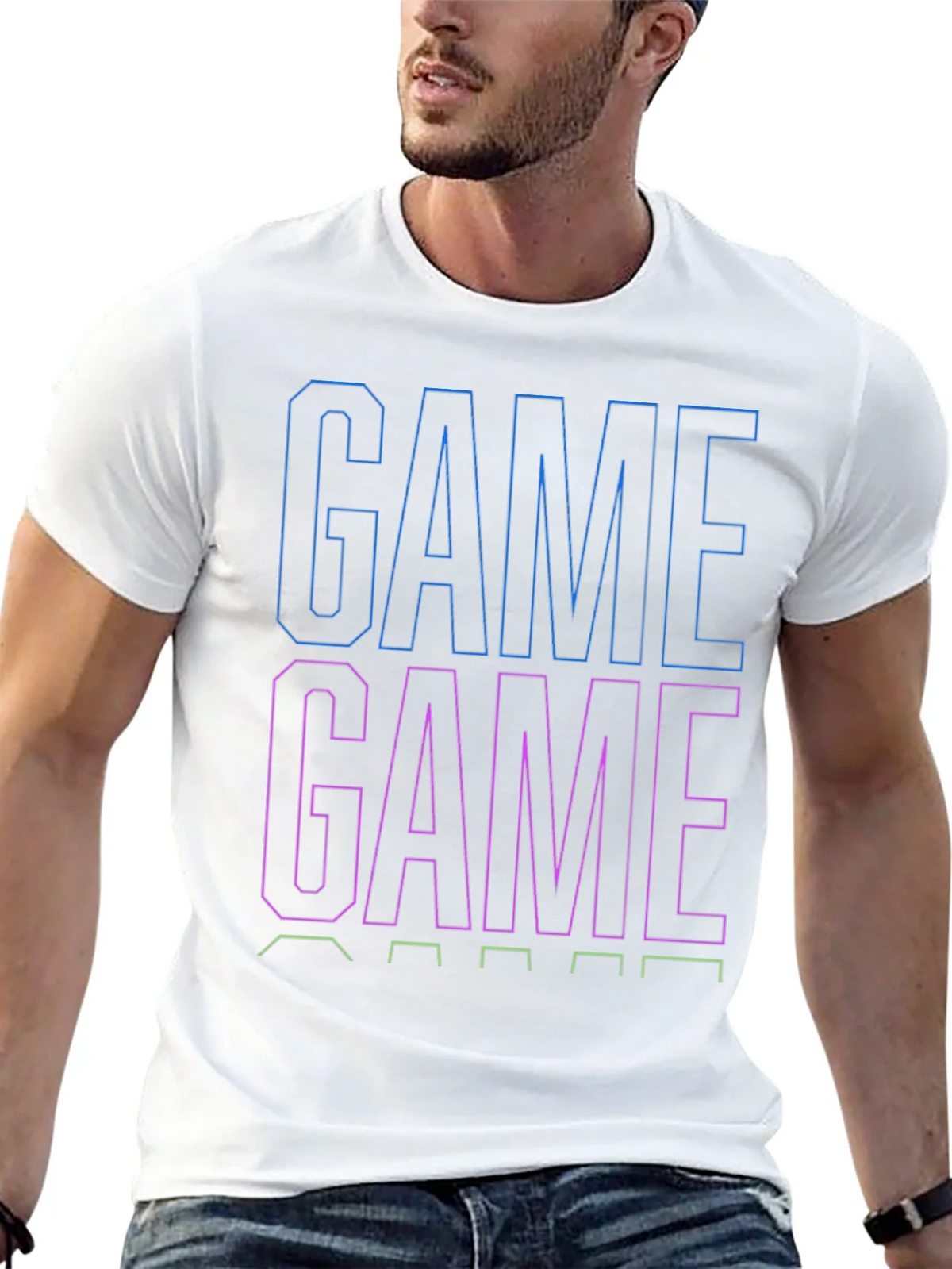 Game On Black T-Shirt for Gamers product image 12