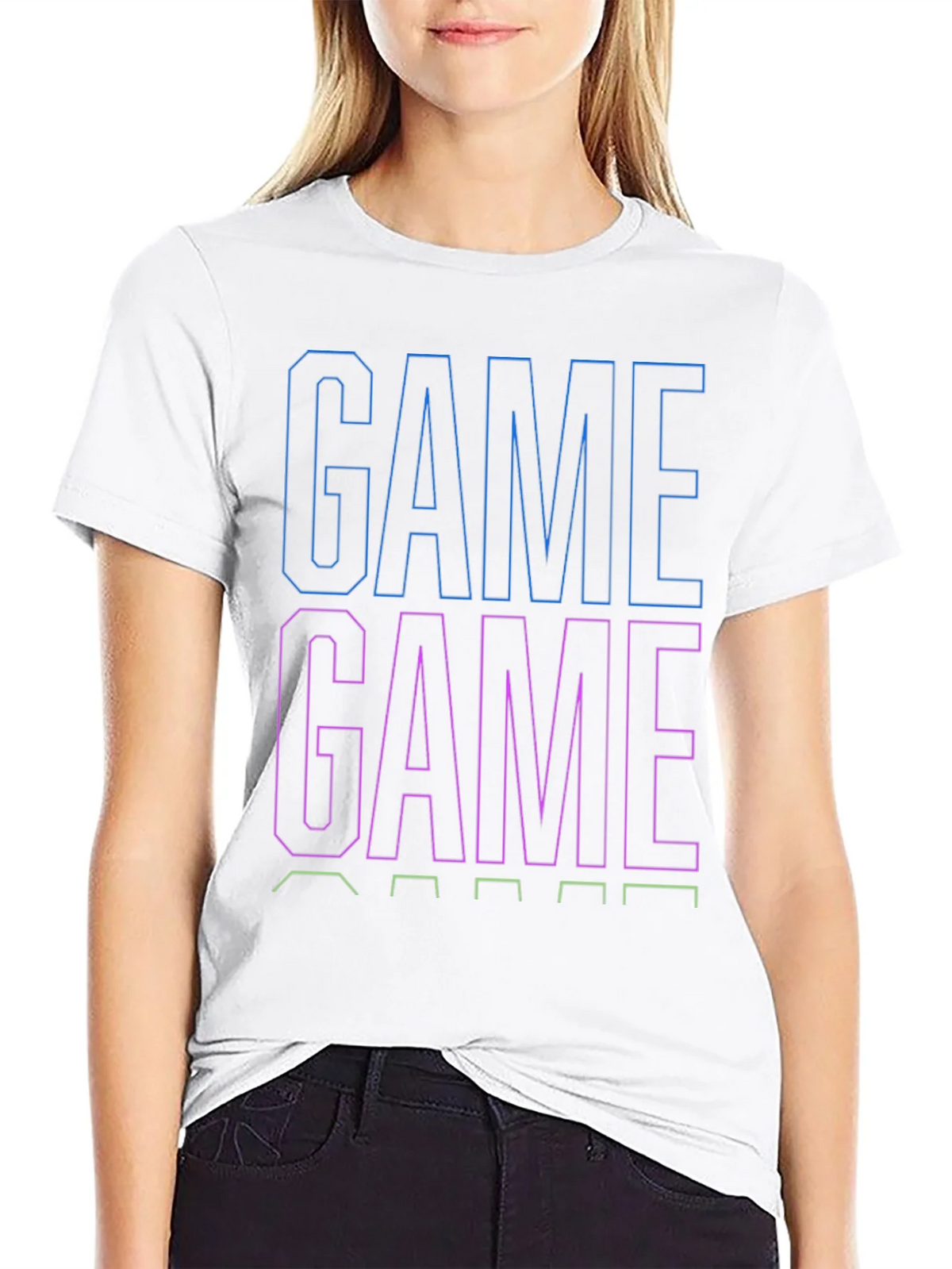 Game On Black T-Shirt for Gamers product image 8