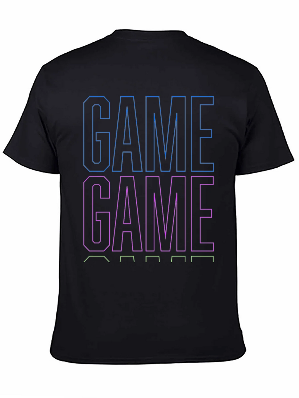 Game On Black T-Shirt for Gamers product image 4