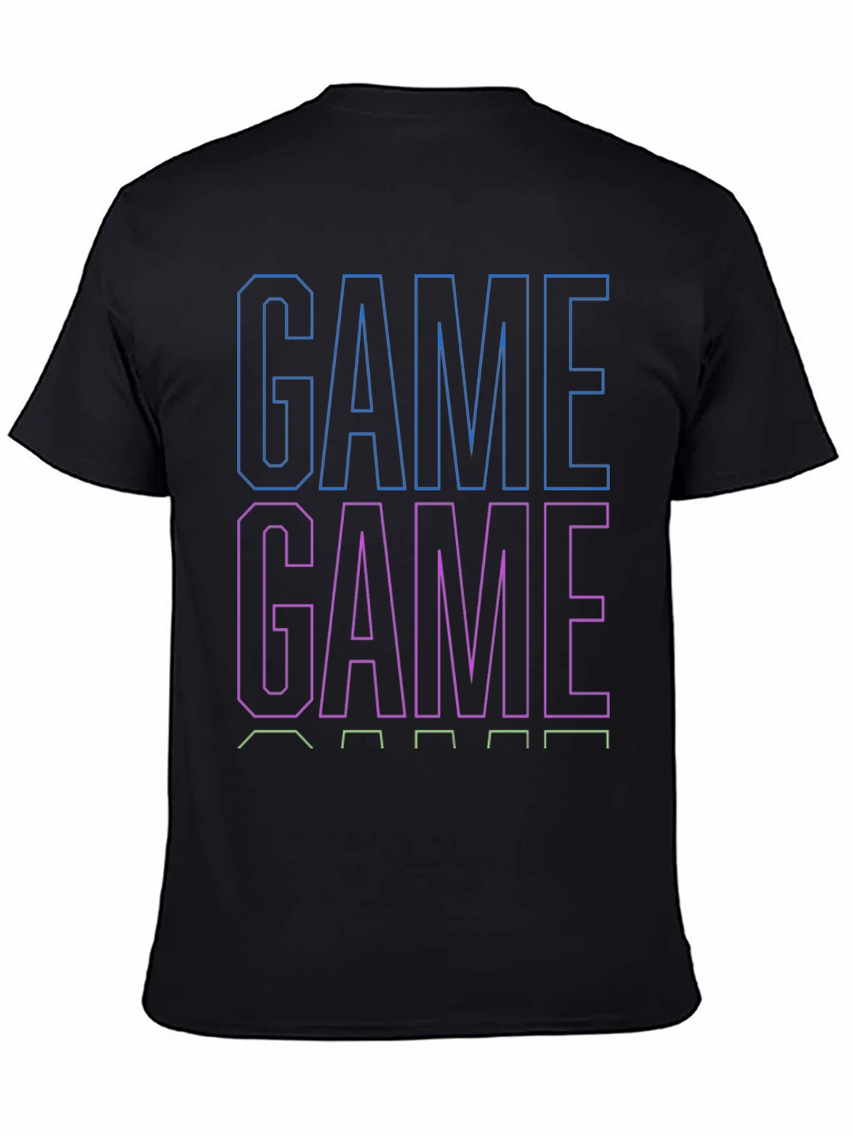 Game On Black T-Shirt for Gamers product image 4