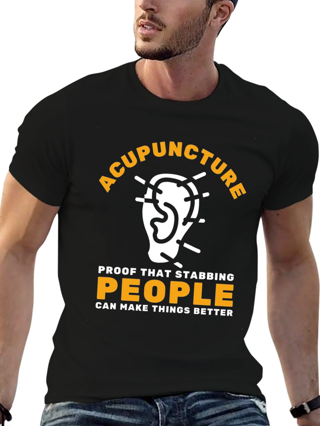 Acupuncture Stabbing People Better T-Shirt product image 3