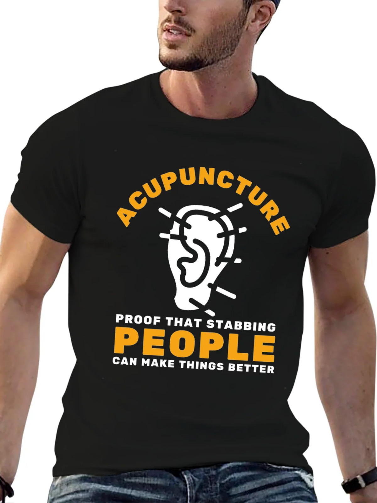 Acupuncture Stabbing People Better T-Shirt product image 3