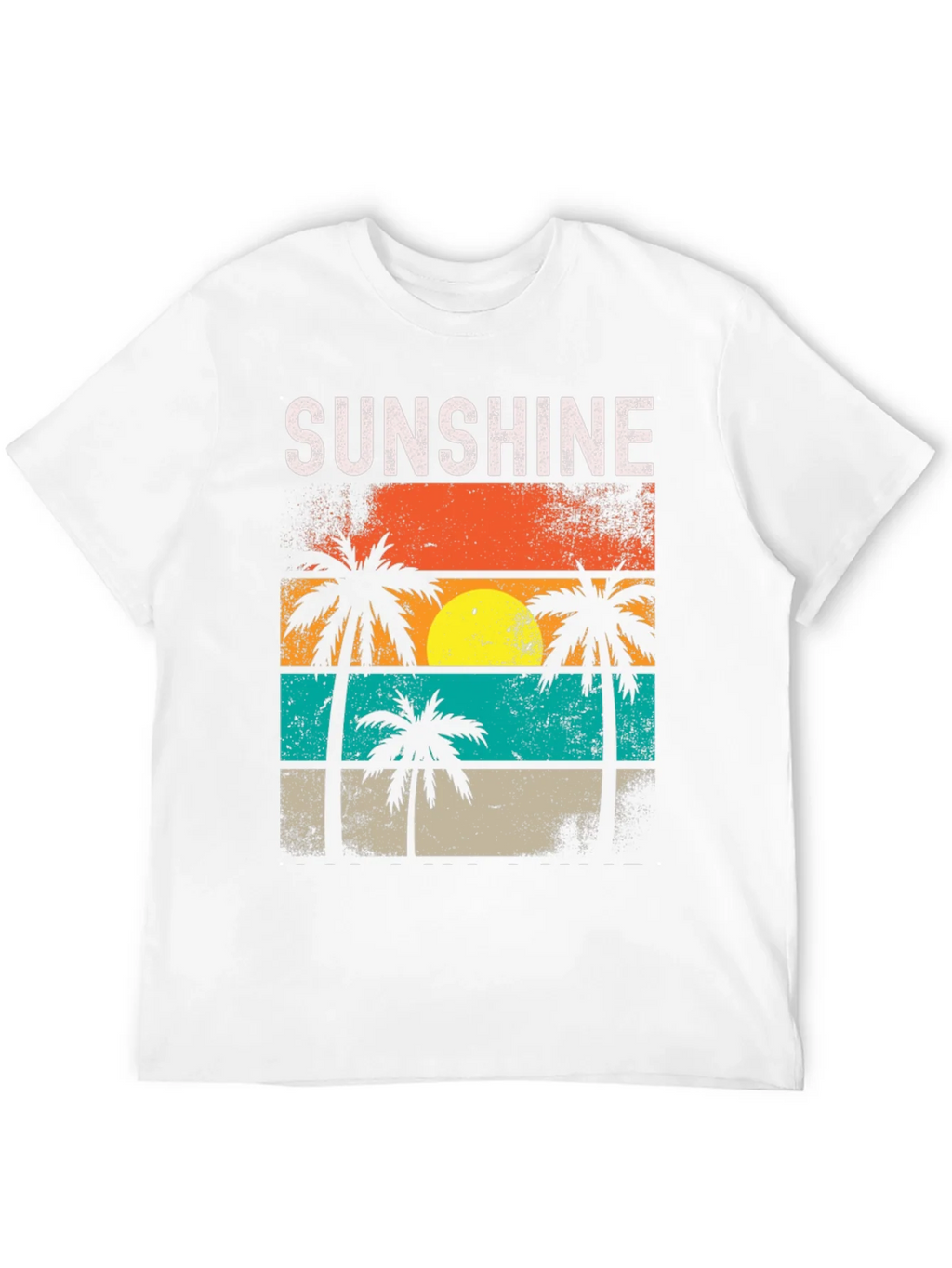 Sunshine Palm Tree Retro T-Shirt product image 11