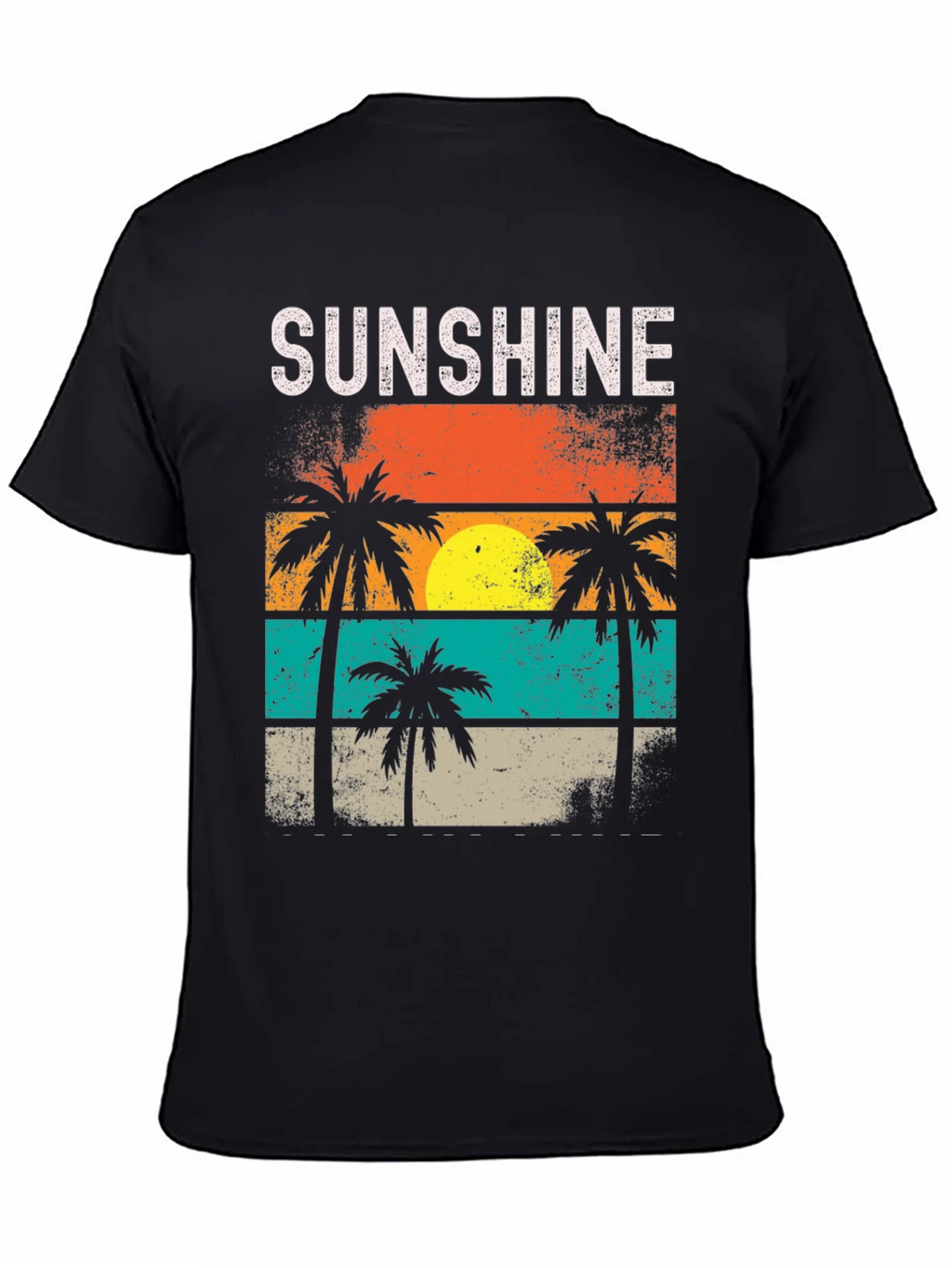 Sunshine Palm Tree Retro T-Shirt product image 4