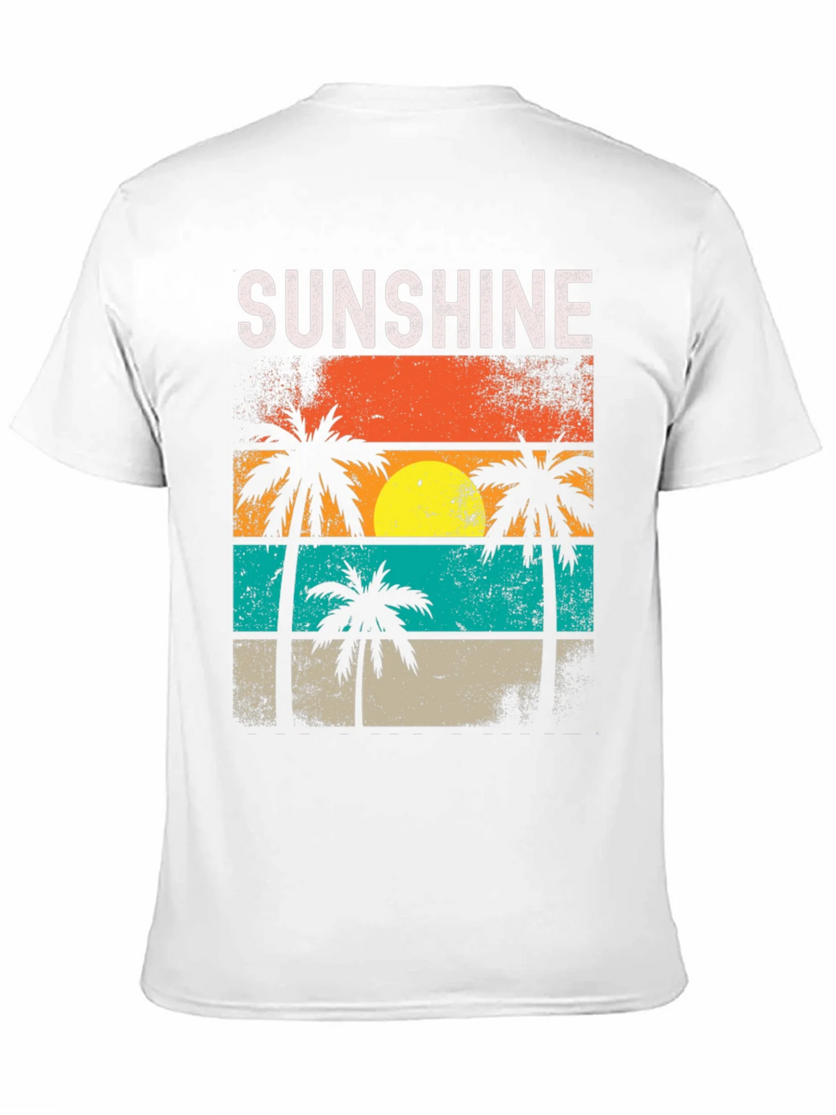 Sunshine Palm Tree Retro T-Shirt product image 10