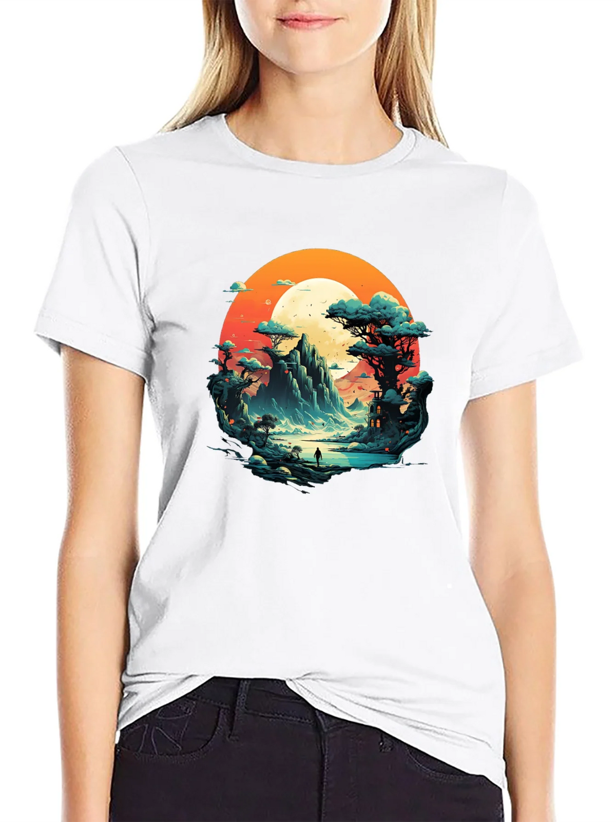 Scenic Mountain Landscape Graphic Tee product image 8
