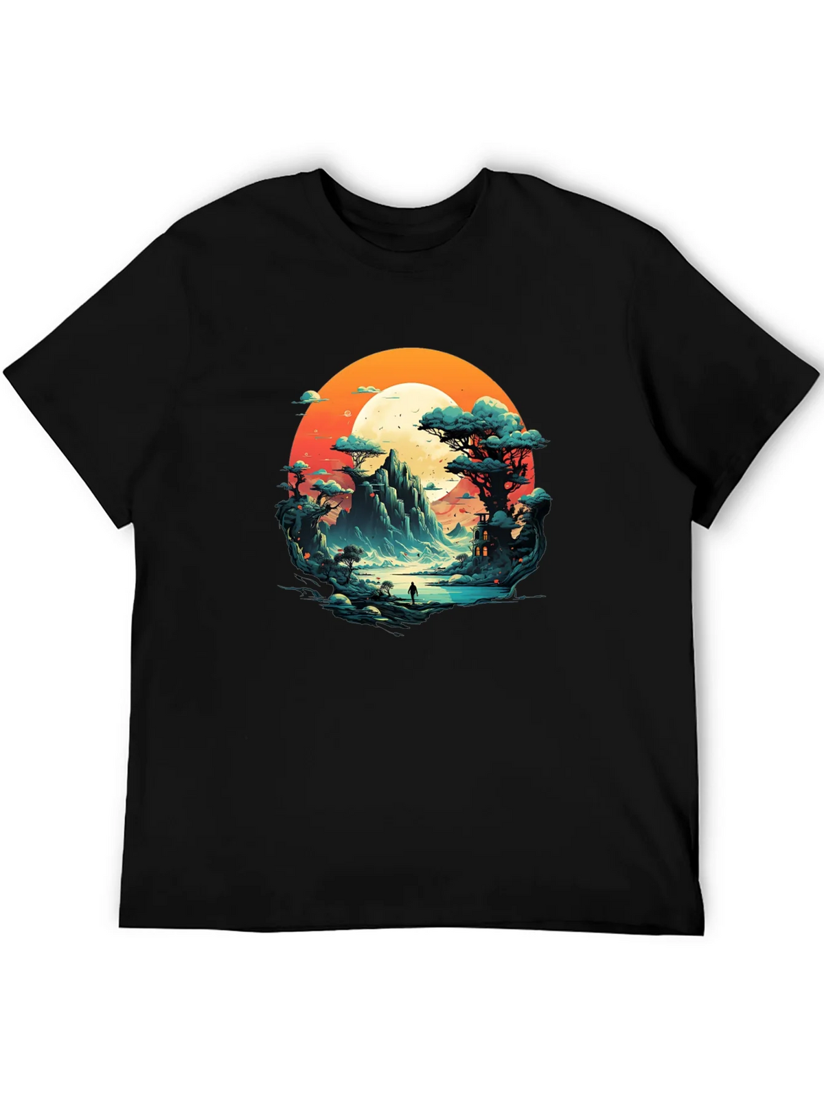 Scenic Mountain Landscape Graphic Tee product image 5