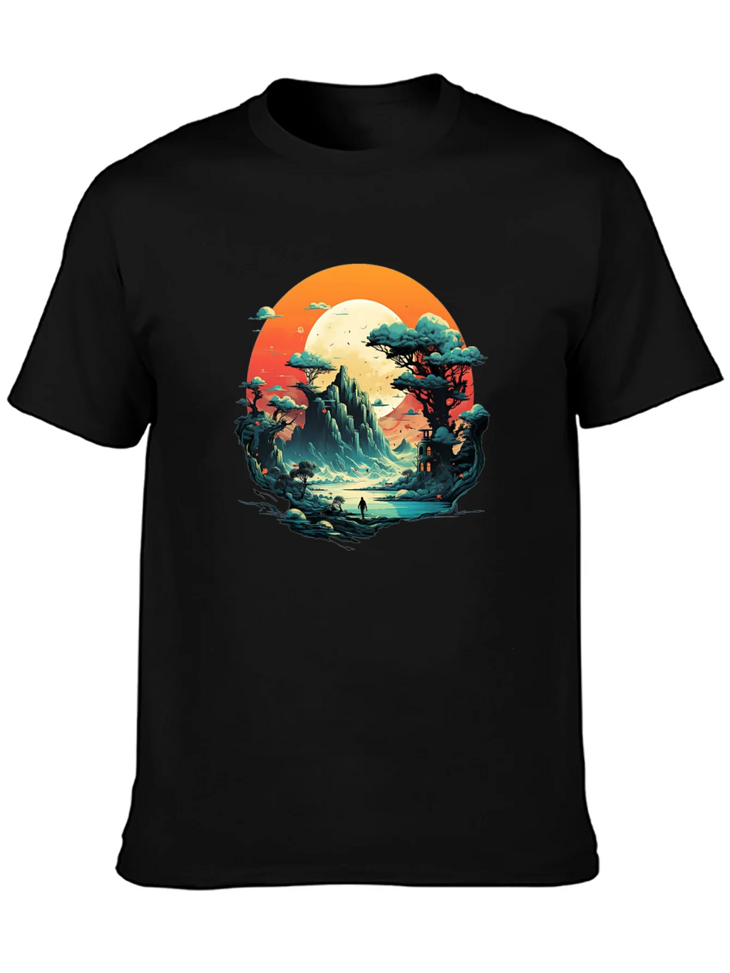 Scenic Mountain Landscape Graphic Tee product image 3