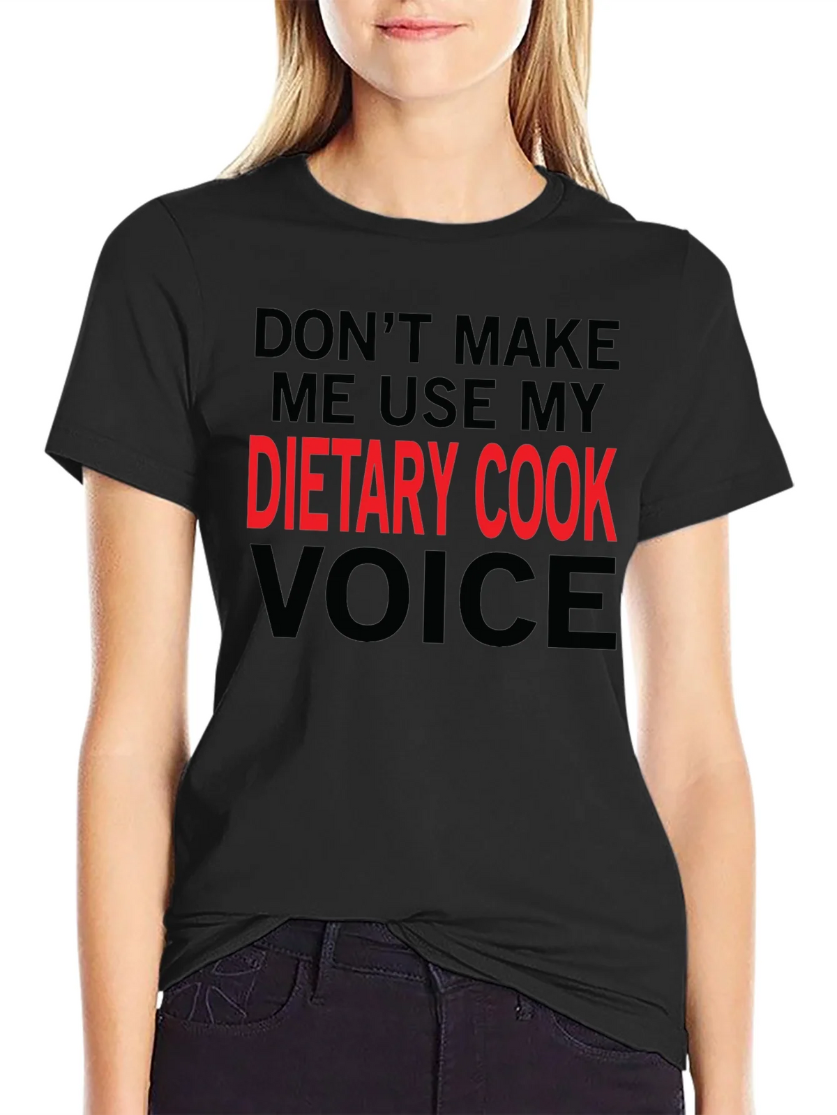 Dietary Cook Voice T-Shirt Funny Gift Tee product image 2