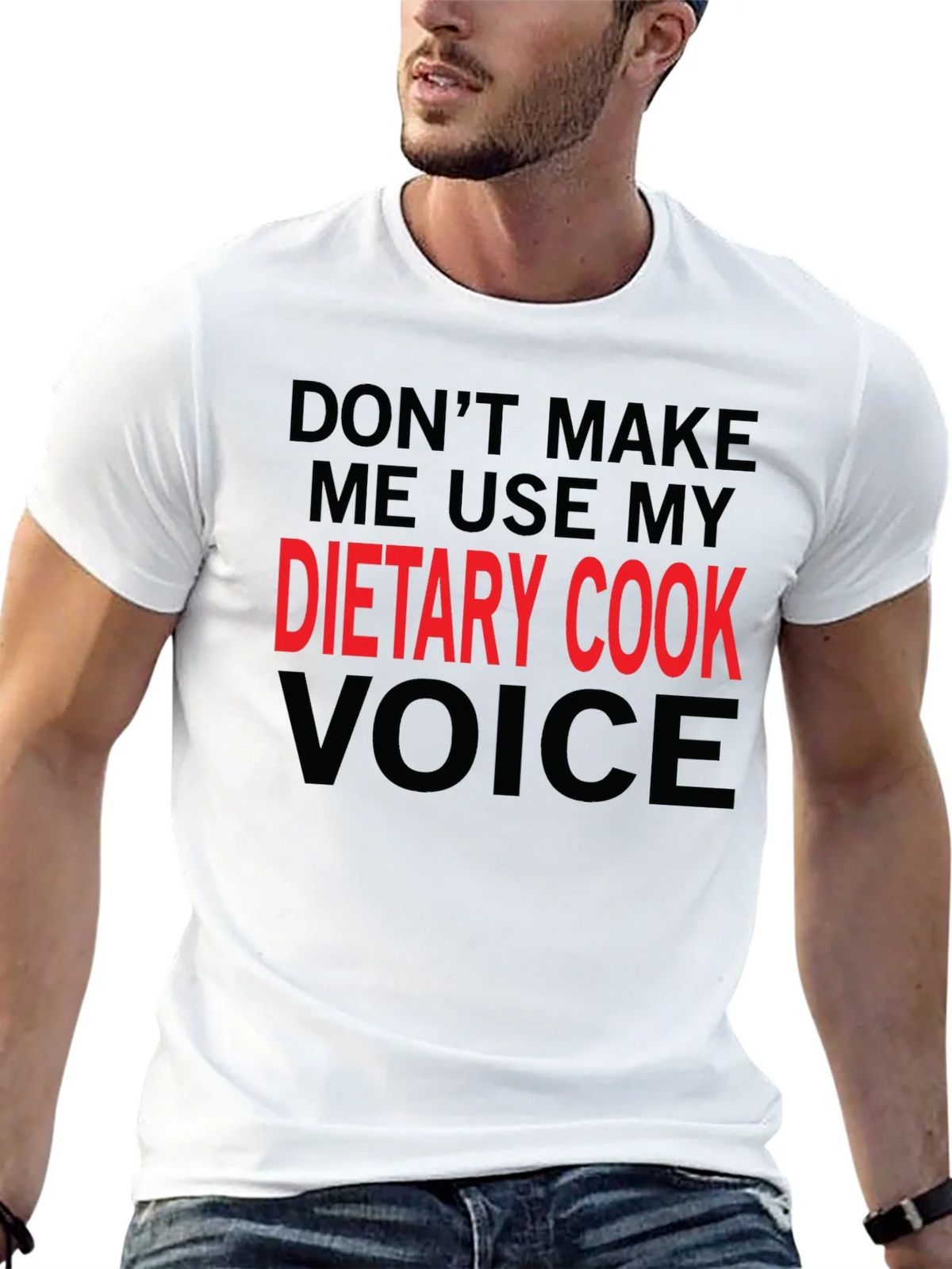 Dietary Cook Voice T-Shirt Funny Gift Tee product image 12