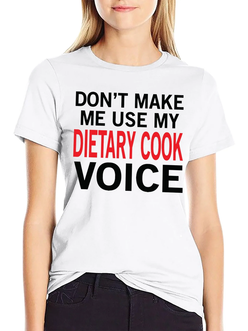 Dietary Cook Voice T-Shirt Funny Gift Tee product image 8