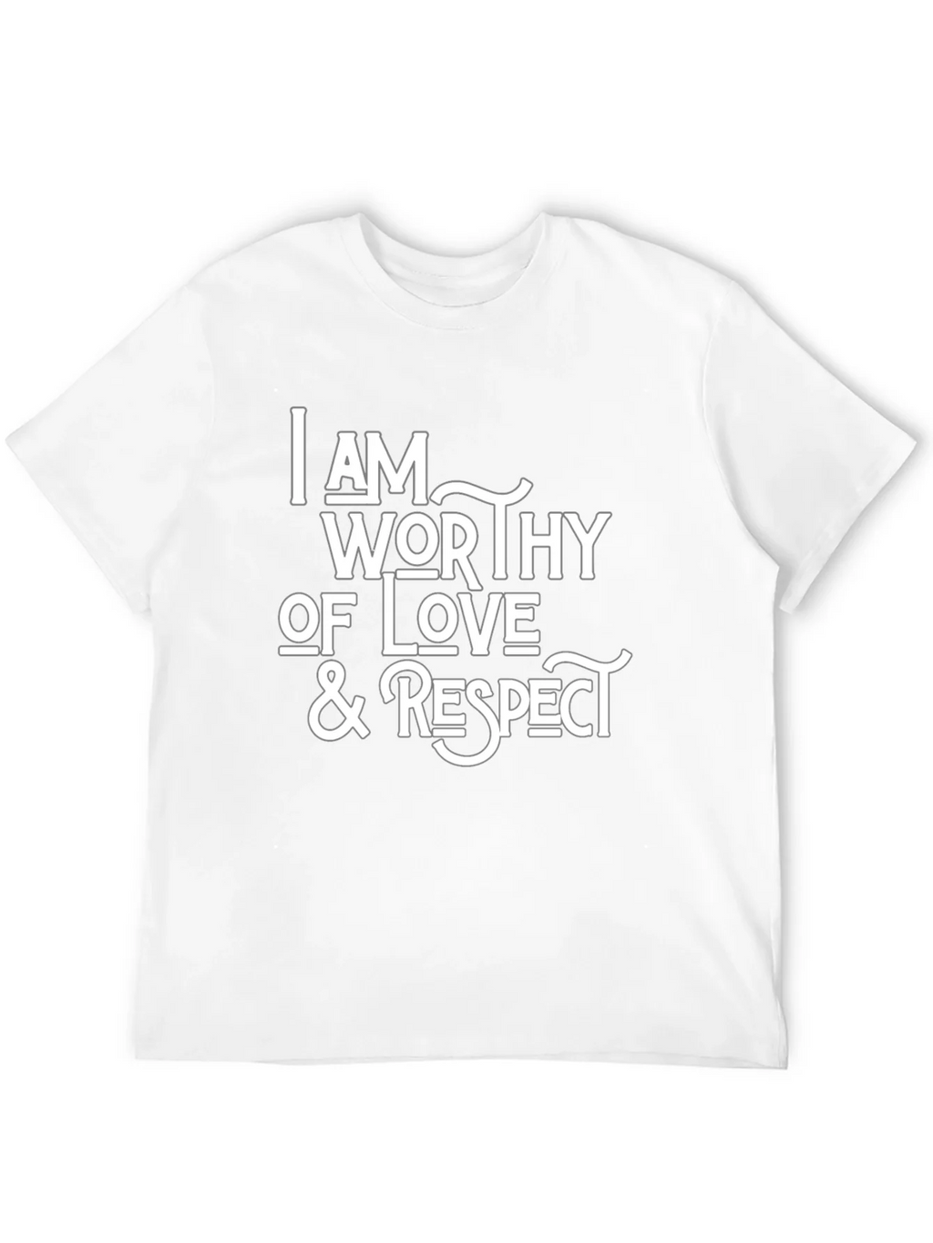 Worthy of Love & Respect Black T-Shirt product image 11