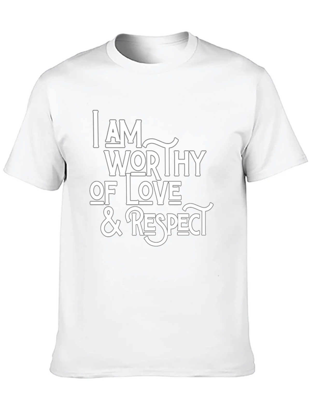 Worthy of Love & Respect Black T-Shirt product image 9