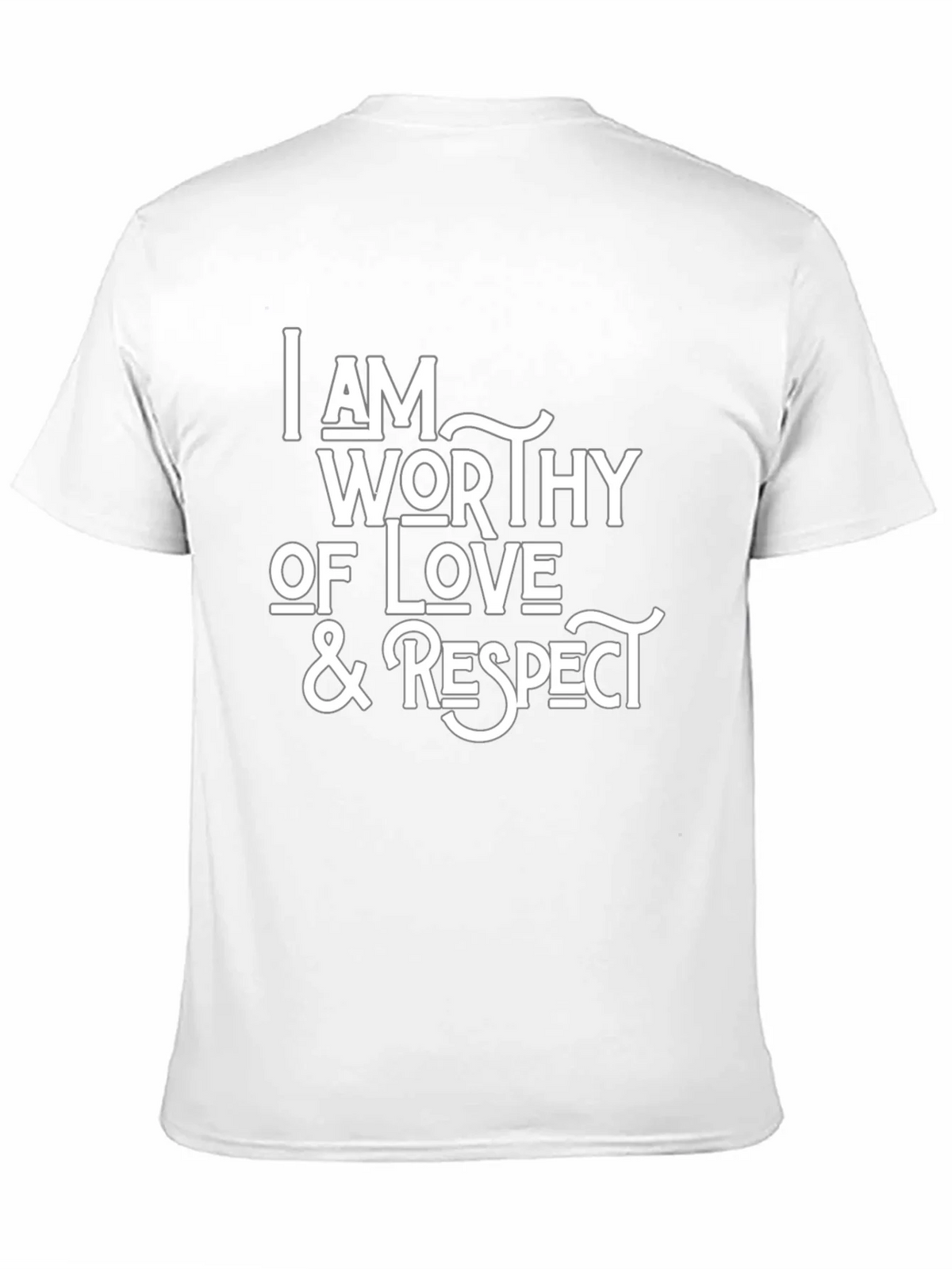 Worthy of Love & Respect Black T-Shirt product image 10