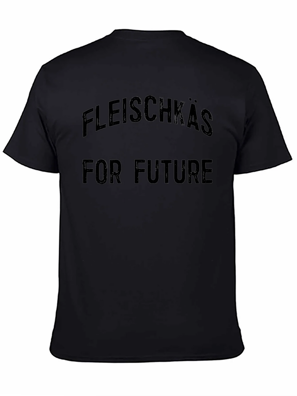 Fleischkäse For Future Black Graphic T-Shirt product image 4
