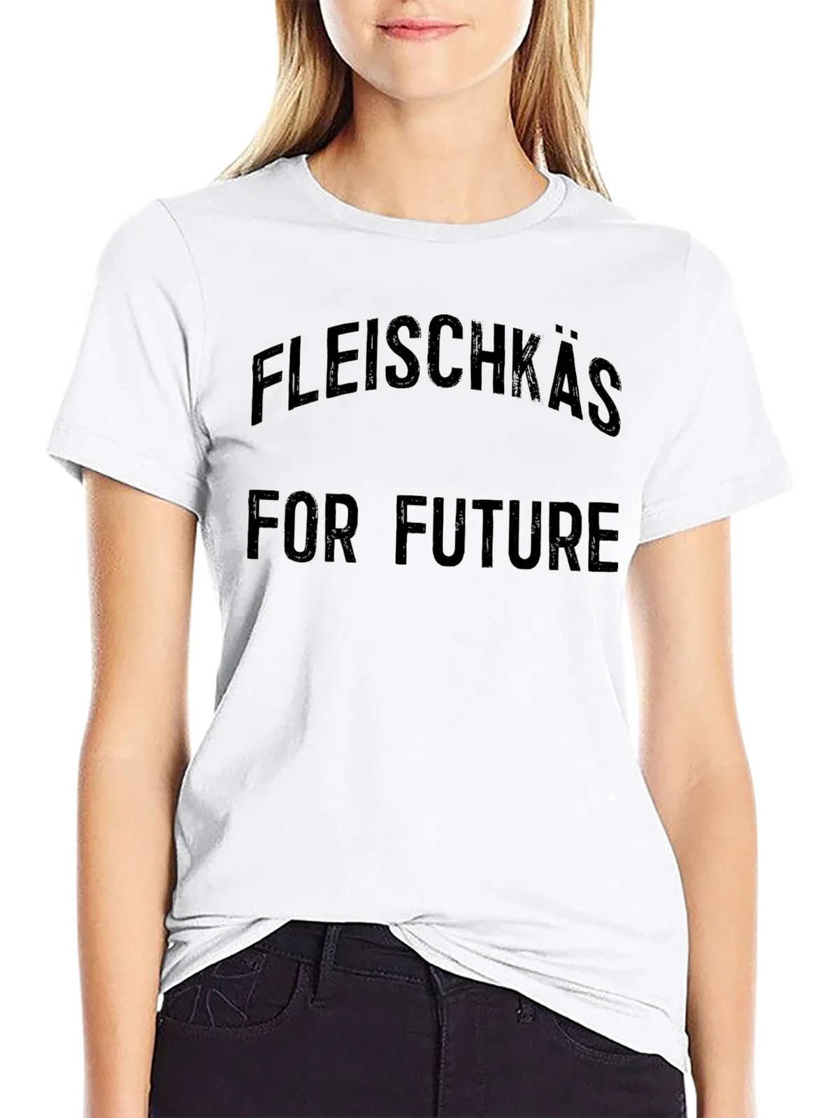 Fleischkäse For Future Black Graphic T-Shirt product image 8