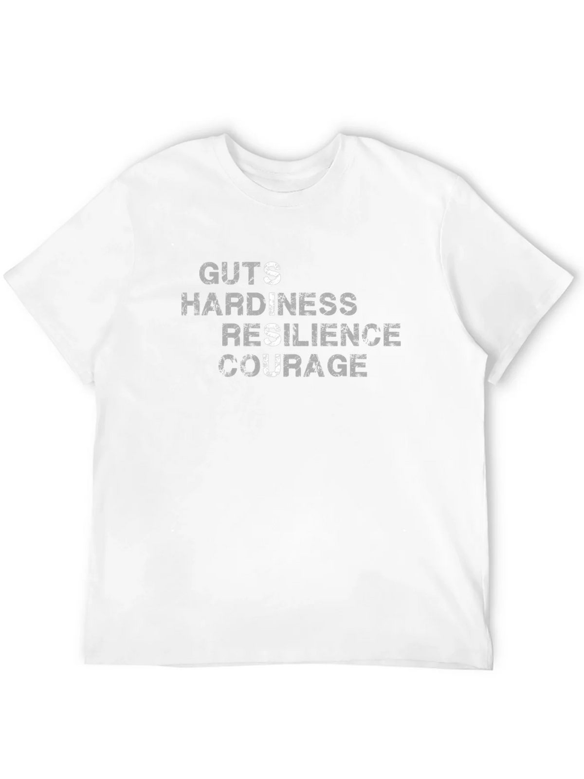 Guts Hardiness Resilience Courage Black Tee product image 11