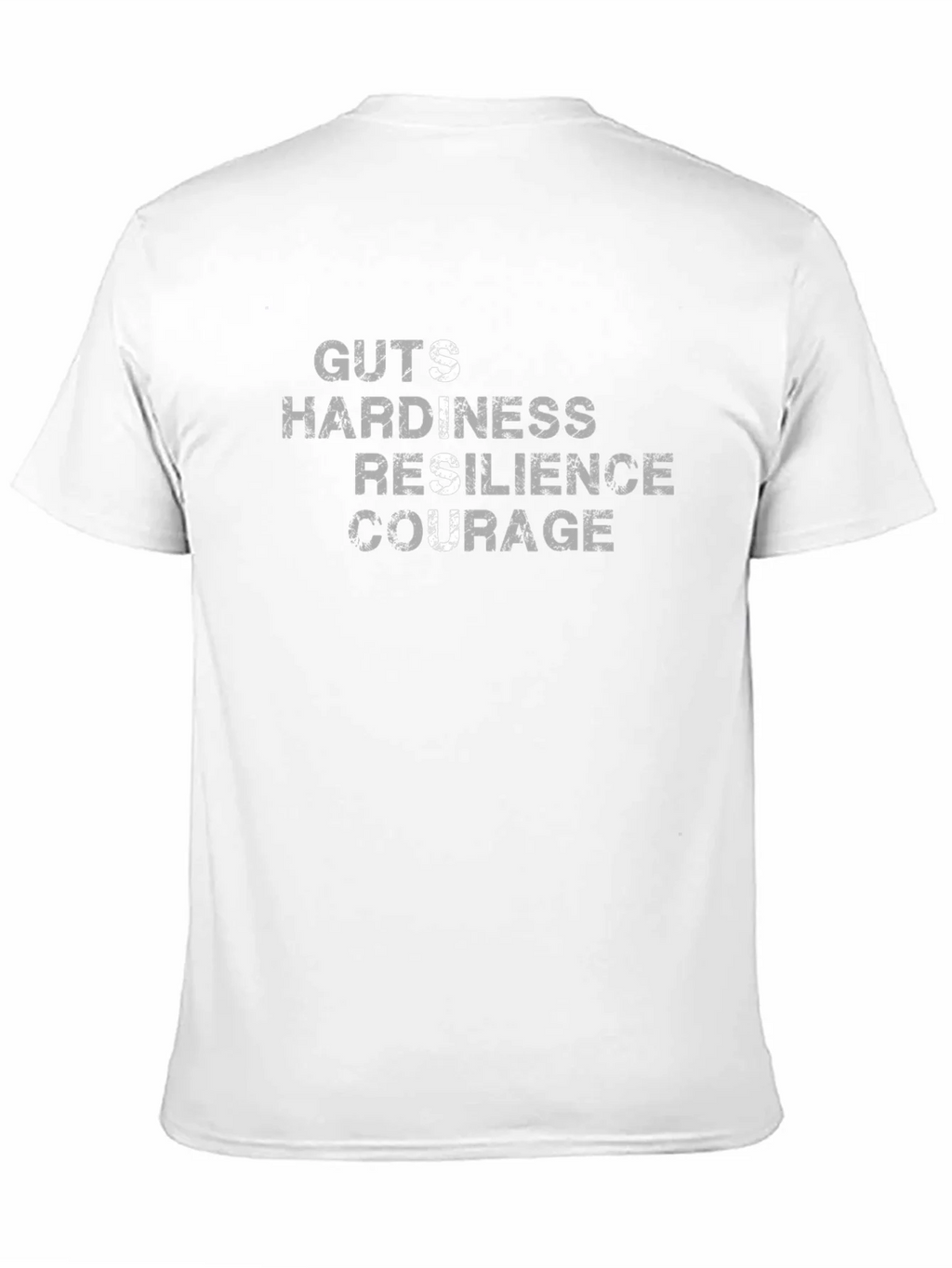 Guts Hardiness Resilience Courage Black Tee product image 10