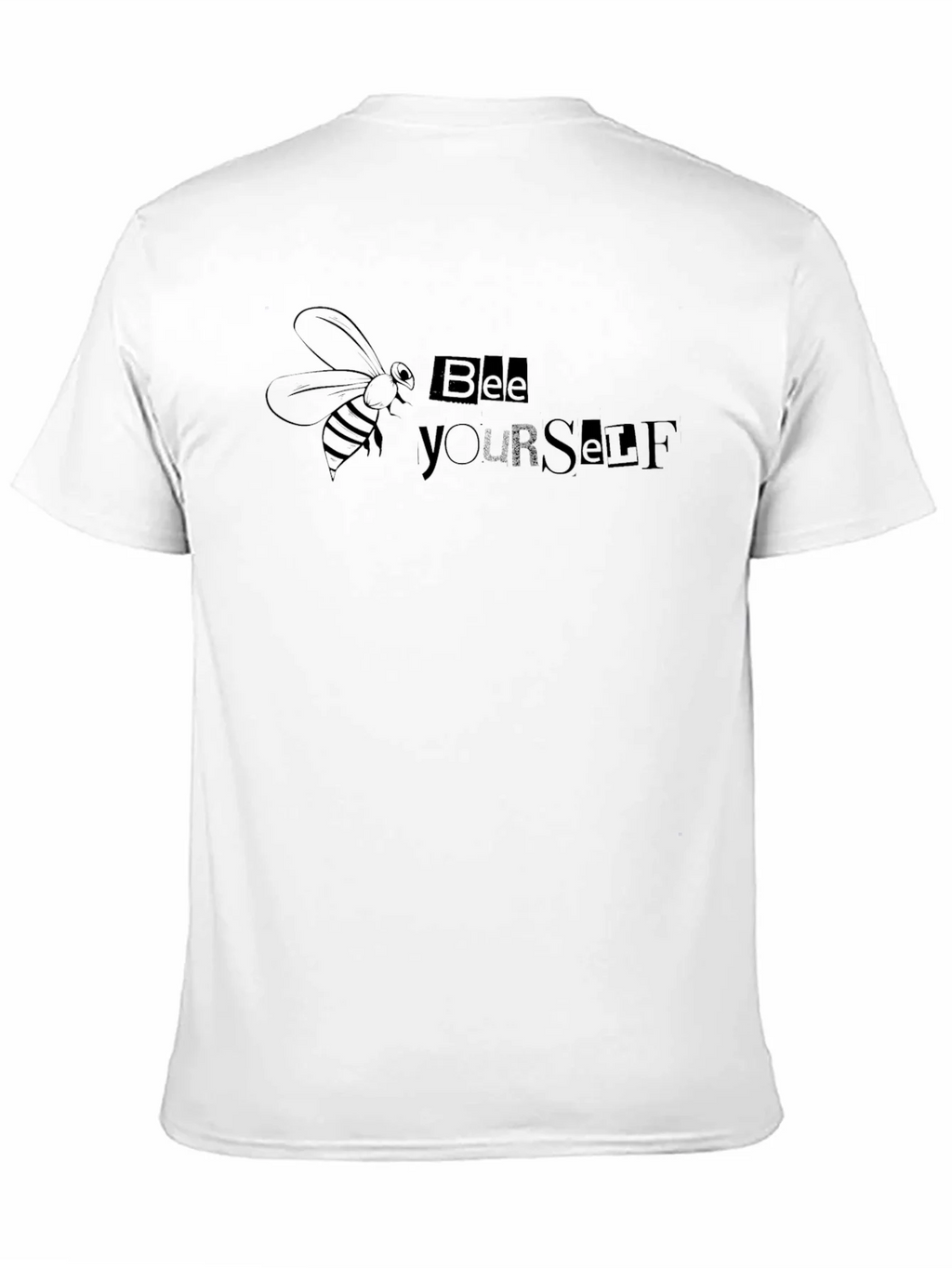 Bee Yourself Graphic Tee - Black Cotton Blend product image 10