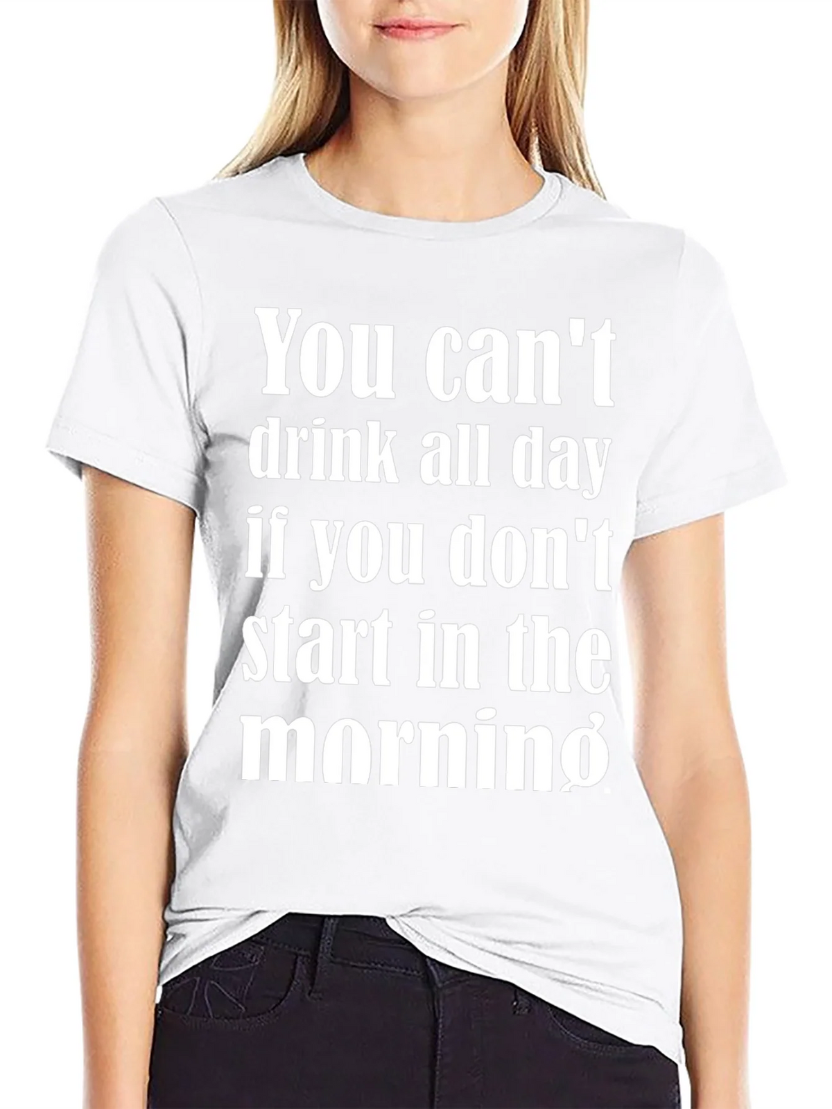 Funny Drinking T-Shirt - You Cant Drink All Day Tee product image 8